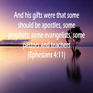 The Ministry Gifts given to the Church by God (Ep 119)