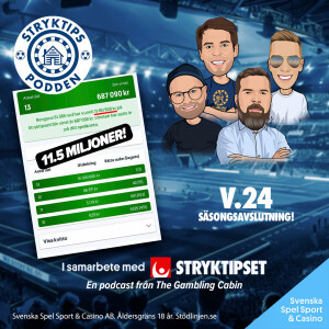 Stryktipset v.24 - Säsongsavslutning!