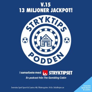 Stryktipset v.15 - 13 Miljoner Jackpot!