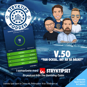 Stryktipset v.50 - "Fan också.. det är så dåligt"