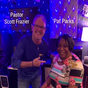 Pat Parks with Pastor Scott Frazier 