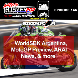 Ep146 - WorldSBK Argentina, MotoGP Preview Misano 2, ARAI News, and More!