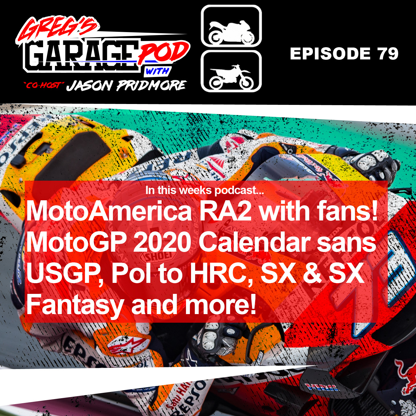 Ep79 MotoAmerica Road America 2 with fans! Plus, MotoGP Calendar, the