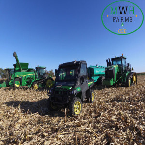 Biomass harvesting with machines at Mwh Farms