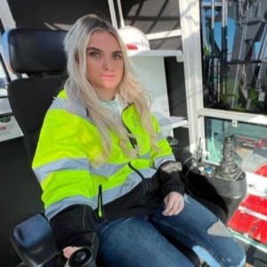 Kate Fahy: Youngest crane operator in the country