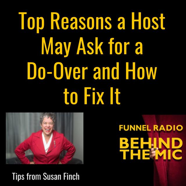 Tell us why you might ask your guest for a do-over.