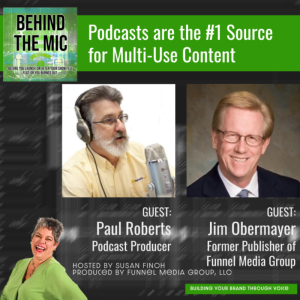 Podcasts are the Number One Source for Multi-Use Content