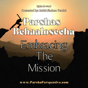 Parshas Behaalosecha, embracing the mission