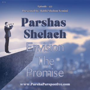 Parshas Shelach, Envision the Promise