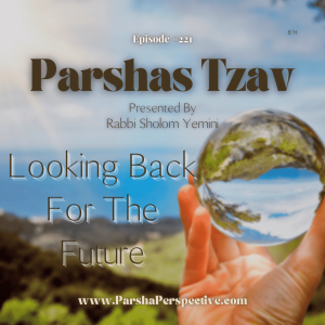 Parshas Tzav, looking back for the future