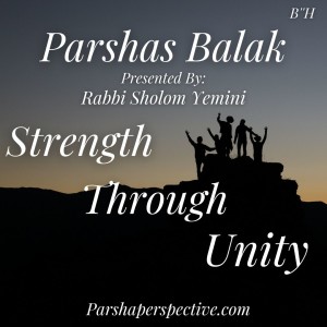 Parshas Balak, strength through unity