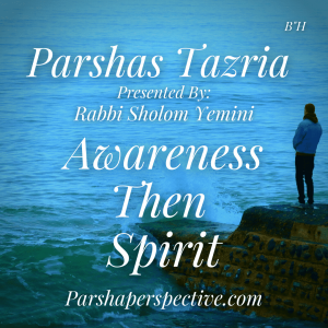Parshas Tazria, awareness then spirit