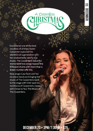 Lisa Rock talks Carpenters Christmas