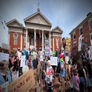 Witness: ‘Agitated’ man in truck brandished gun at Staunton protest rally