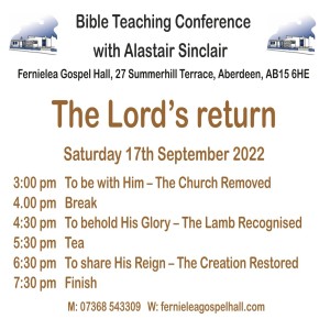 Conference #2 - The lamb recognised - Alastair Sinclair