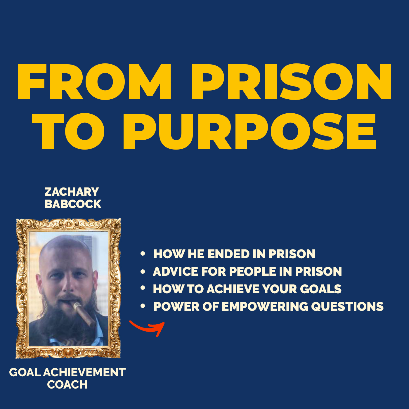 #1 From Prison To Purpose With Zachary BabCock (Goal Achievement Coach)