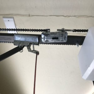 Automatic garage door opener installation