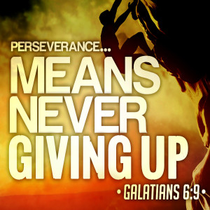 A Call to Persevere