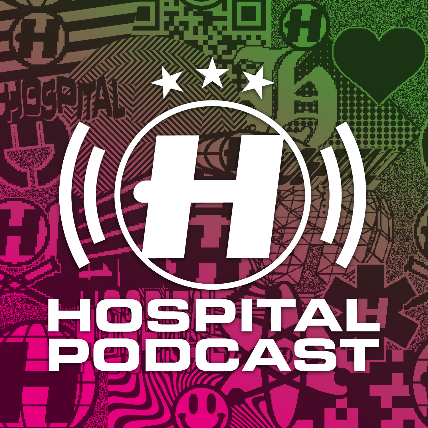 Hospital Podcast 413 with London Elektricity Artwork