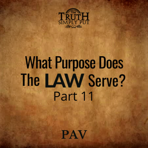 What Purpose Does The Law Serve? [Part 11] — Alexander ’PAV’ Victor