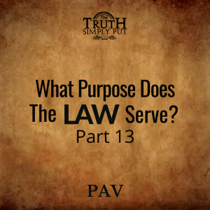 What Purpose Does The Law Serve? [Part 13] — Alexander ’PAV’ Victor