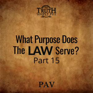 What Purpose Does The Law Serve? [Part 15] — Alexander ’PAV’ Victor