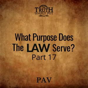 What Purpose Does The Law Serve? [Part 17] — Alexander ’PAV’ Victor