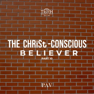 The CHRiSt-Conscious Believer [Part 10] — PAV