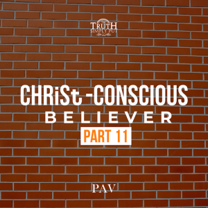 The CHRiSt-Conscious Believer [Part 11] — PAV