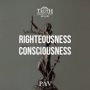 Righteousness Consciousness — Alexander ’PAV’ Victor
