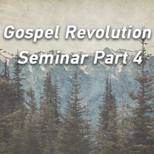 Gospel Revolution Seminar - Part 4