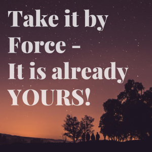 Take it by Force - It is already YOURS!