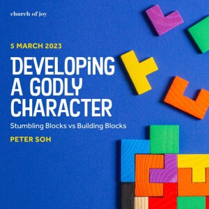 Developing a Godly Character - Stumbling Blocks vs Building Blocks // Peter Soh