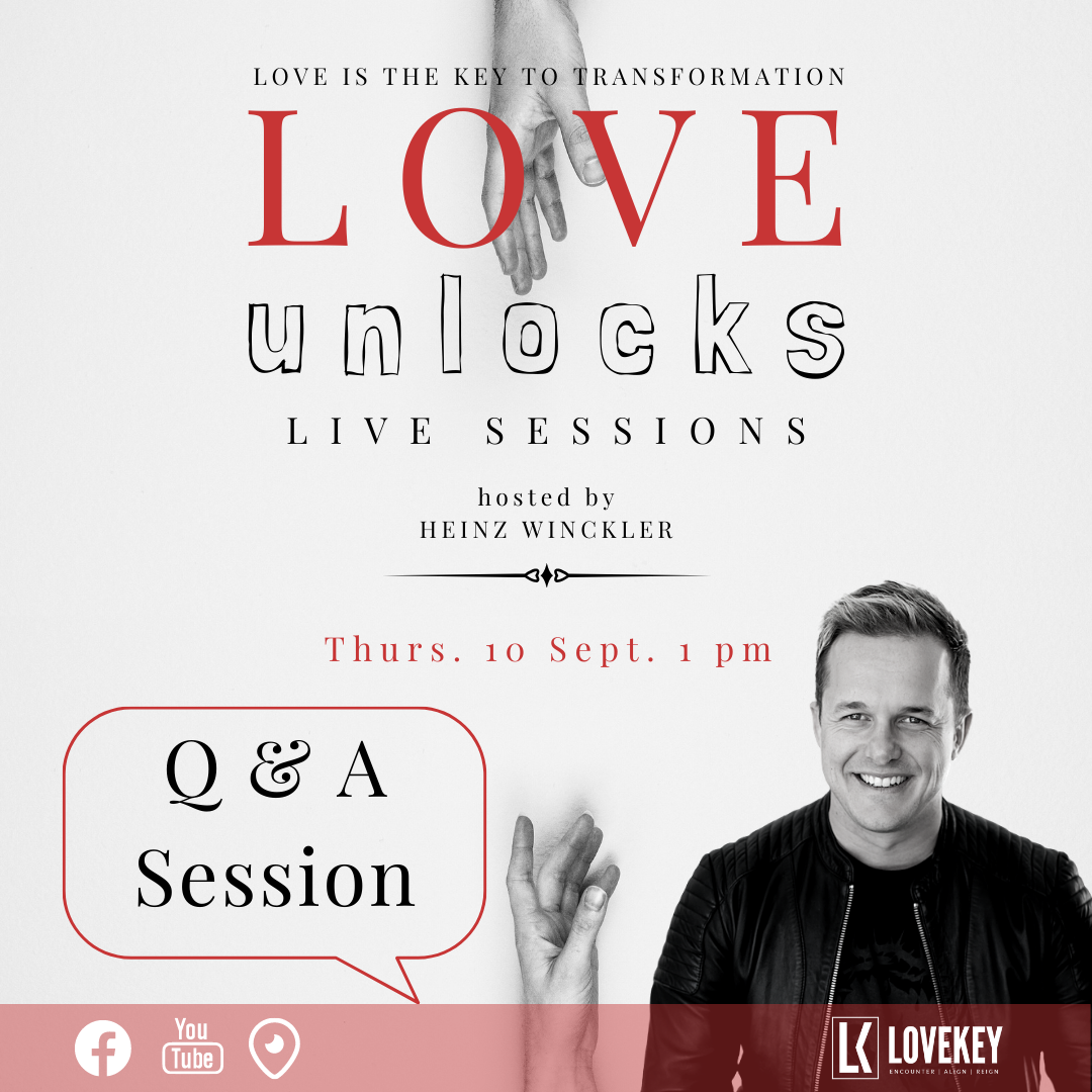 Love Unlocks Live Session with Heinz Winckler