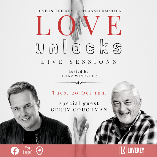 Love Unlocks Live Session with Gerry Couchman hosted by Heinz Winckler