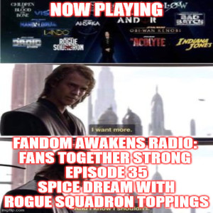 2GGRN: Fandom Awakens Radio: Fans Together Strong (Episode 35) Spice Dream with Rogue Squadron Toppings (12/16/2020)