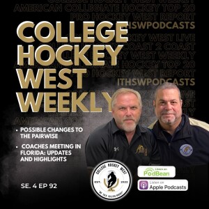 College Hockey West Weekly Se 4 Ep 92 May 6, 2025