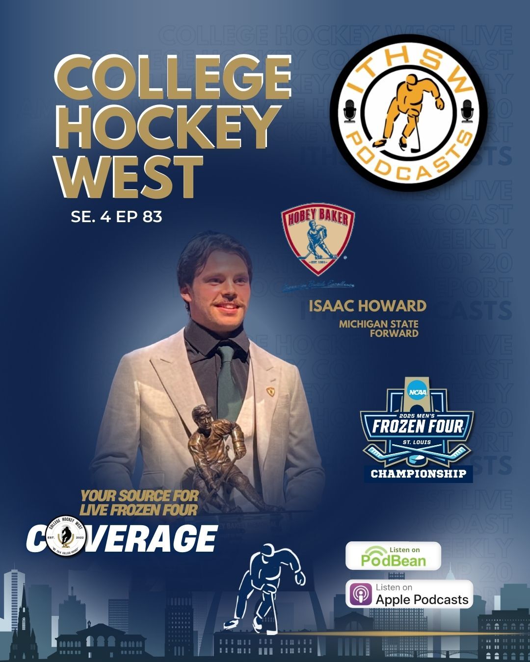 College Hockey West  Se 4 Ep 83 April 11, 2025