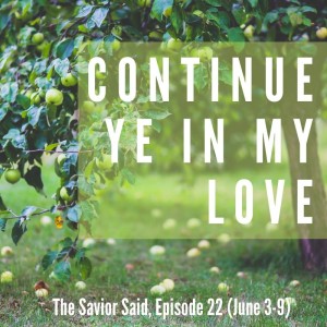 Episode 22: June 3-9 "Continue Ye In My Love"