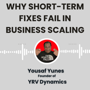 Short Term Fixes Fail in Business Scaling