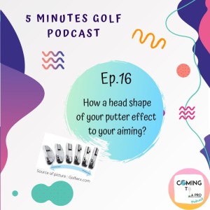 5MGP_EP16 How the head shapes of the putter effect to your aim.