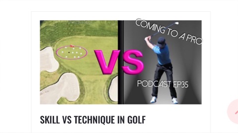 C2P_Golf35 - Skill VS Technique