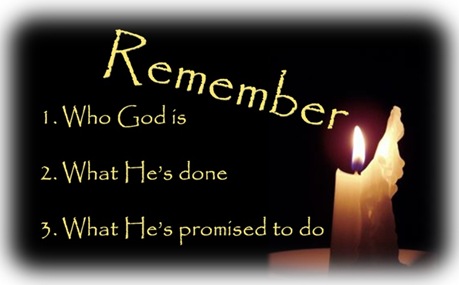 Remembering GOD