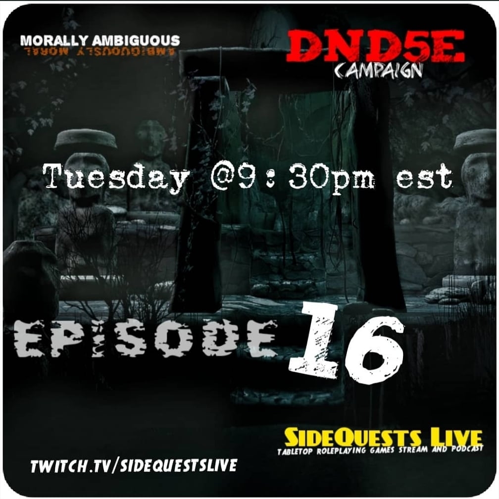 SideQuests Live - TTRPG podcast - Dungeons and Dragons & Shadowrun and more