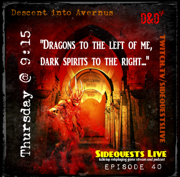 SideQuests Live - TTRPG podcast - Dungeons and Dragons & Shadowrun and more