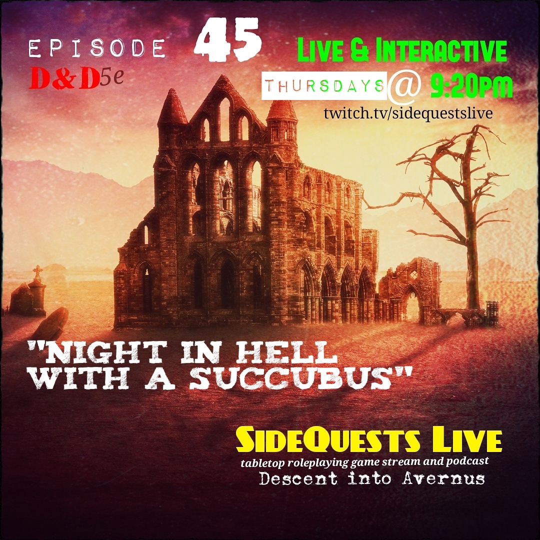 SideQuests Live - TTRPG podcast - Dungeons and Dragons & Shadowrun and more
