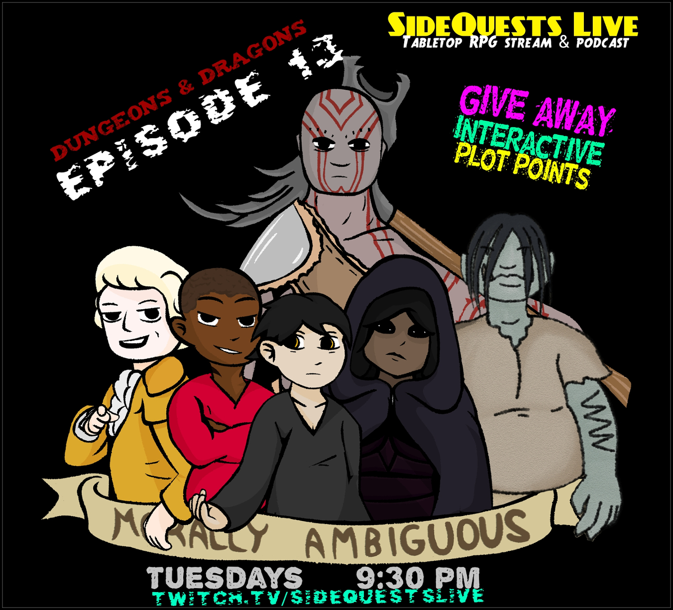 SideQuests Live - TTRPG podcast - Dungeons and Dragons & Shadowrun and more