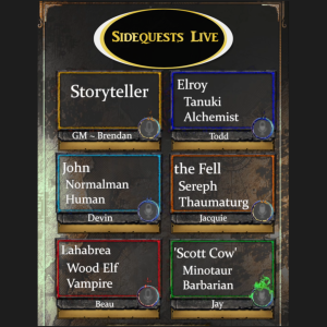 SideQuests Live - Episode 11 (Finale) - Tree of Wands - One way or another - with GM Brendan