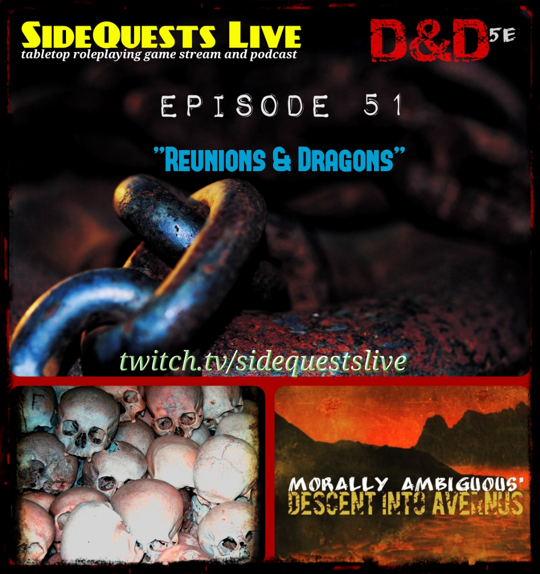 SideQuests Live - TTRPG podcast - Dungeons and Dragons & Shadowrun and more