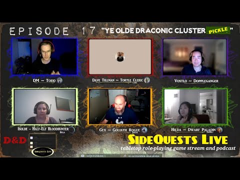 SideQuests Live - TTRPG podcast - Dungeons and Dragons & Shadowrun and more